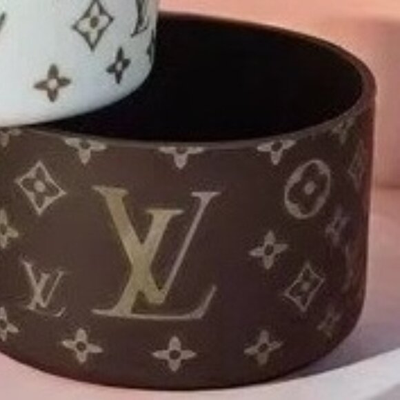 💗 Valentine's Day Stanley LV Chocolate Brown Tumbler w/ Gem and Boot Bonus 💗 - Picture 4 of 8